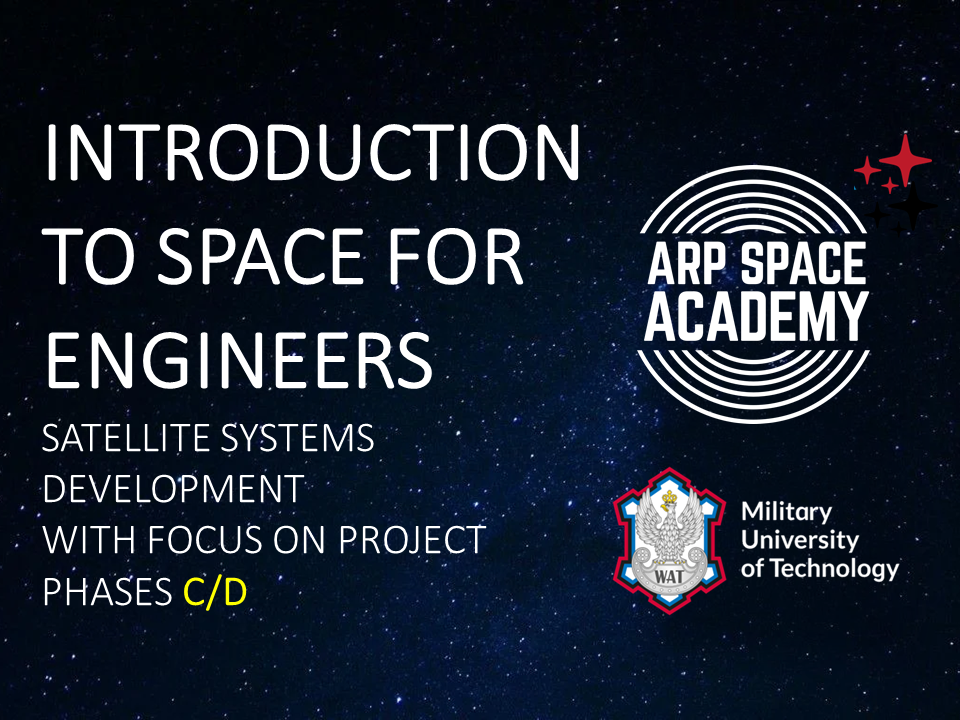 Kurs „Satellite systems development with focus on project phases C/D”