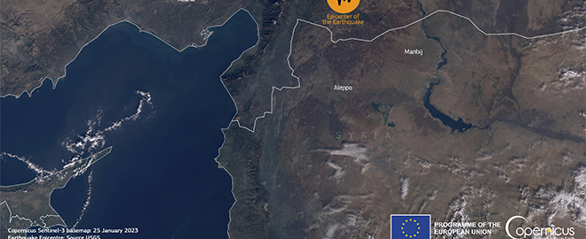 Dane satelitarne na pomoc krajom dotkniętym trzęsieniem ziemi.